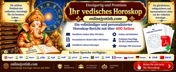 Premium Vedic Horoscope - instant PDF delivery