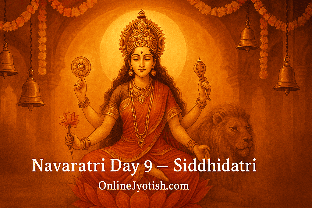 महानवमी पूजा होम और कन्या पूजन के साथ