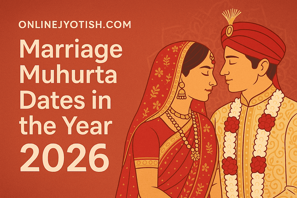 2026 marriage muhurtas
