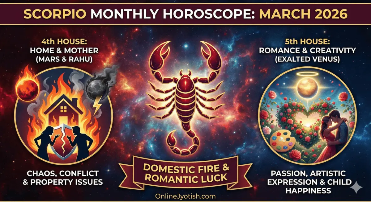 বৃশ্চিক রাশি - Vrishchika Rashi March 2026